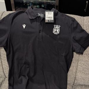 MACARON Classic Black Polo Shirt for Men